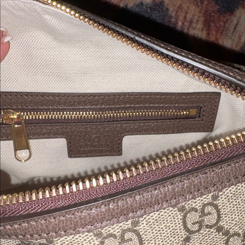 Gucci Beige GG supreme ophidia mini shoulder bag - Picture 5 of 5